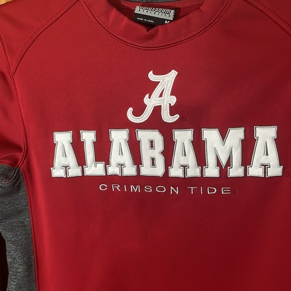 Alabama Crimson Tide Crewneck Mens Medium Logo University College Activewear - Picture 3 of 6